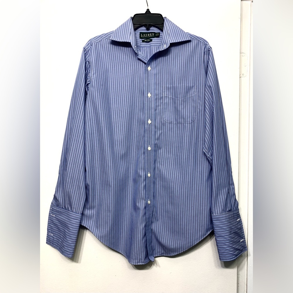Lauren Ralph Lauren Men’s Button Down‎ Non Iron Shirt Medium 15